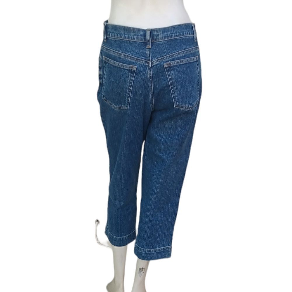 44828...Jones Sports Crop Jeans Size 6, W28" 21"Inseam 10"Rise - Picture 3 of 4
